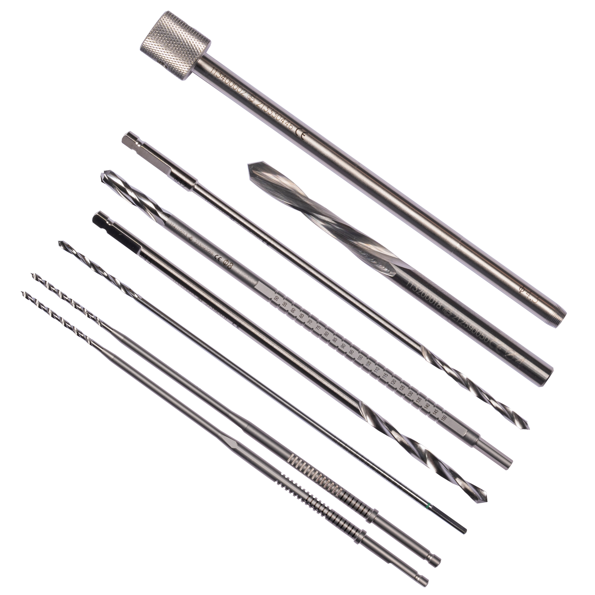 CANWELL Bone Drill Bit Bone Flexible Surgical System Soft AO Normal Type Full Size Quick Coupling for Locking Plate and Screw