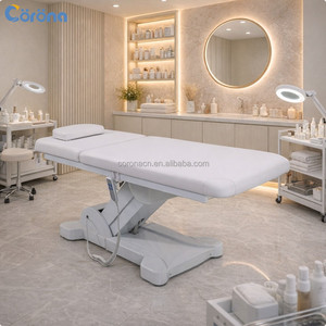 Electric Beauty Treatment Bed Adjustable Facial Spa Bed for Salon and Clinic