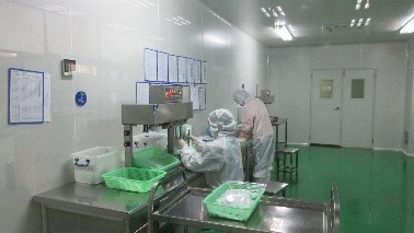 Aseptic packing room