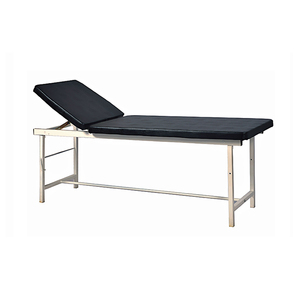Factory Best Selling Steel Base Artificial Leather Cover Patient Exam Table Examination Bed Medical Bed Price