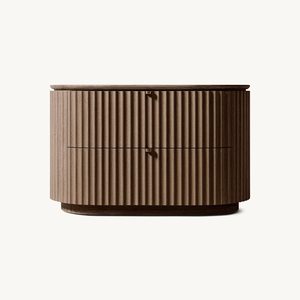 Customized Nordic 2 Drawers Wooden Night Stand Bedside Table For Bedroom Or Apartment Home Furniture