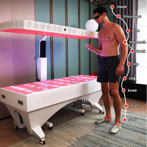 Medical Grade Dual Chip 9 Waves APP Control Red Light Panel Recovery Room Bed