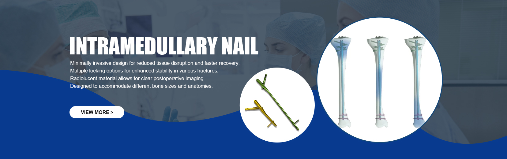 INAR orthopedic interlocking nail system