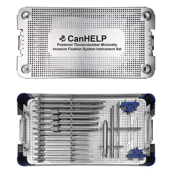 Long-arm pedicle screw minimally invasive spine instrument set
