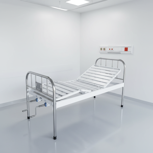 Hochey MEDICAL Cheap Price Treatment Patient Medical Clinic Flat Hospital Bed for Modular Hospital Isolation/simple Hospital Bed