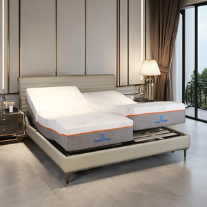 Wireless Remote Adjustable Electric Bed OKIN Motor King Smart Frame