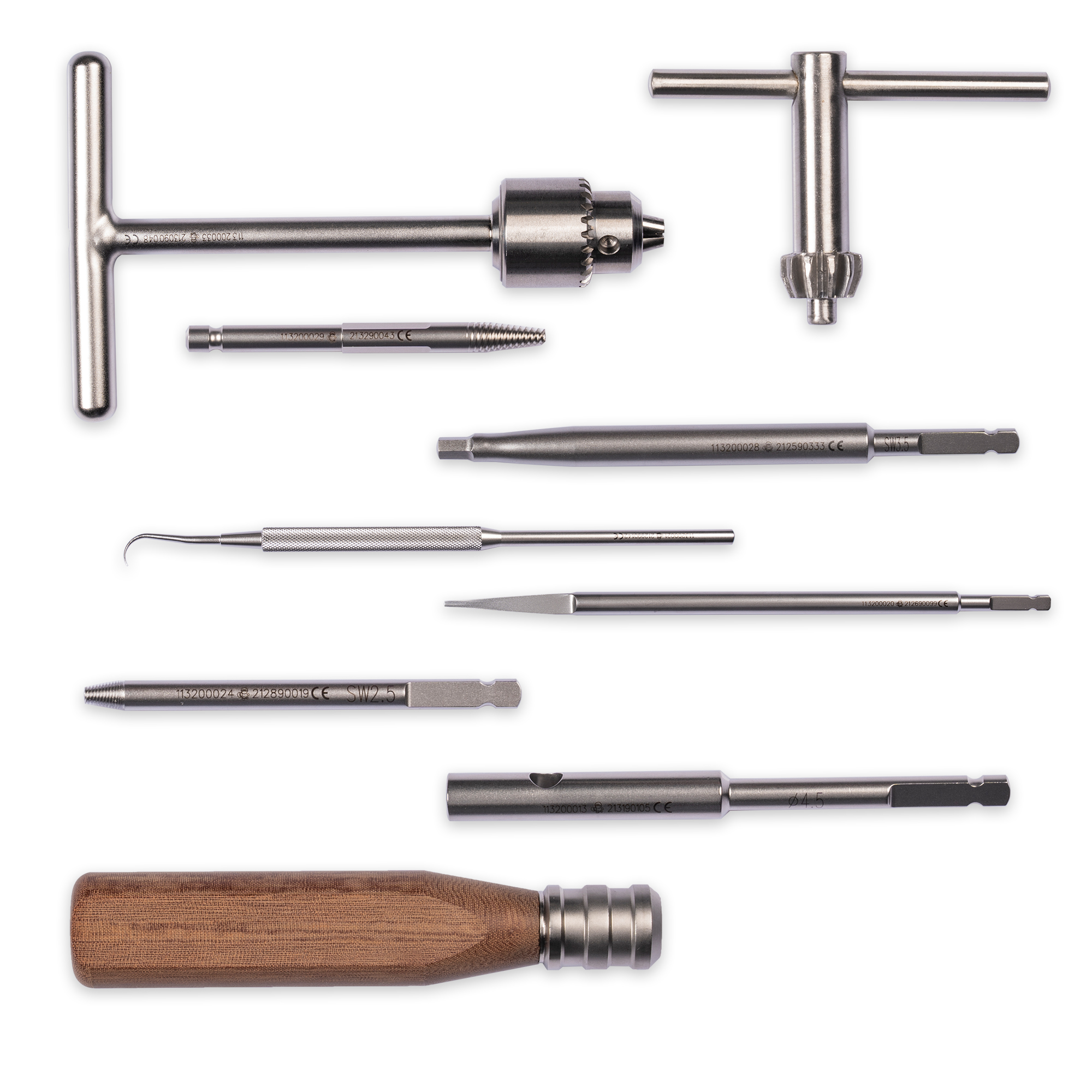 CANWELL Medical Orthopedic Instrument Set Manual Metal Torque Adapter Quick Coupling Handle Torque Limiter Ratchet Handle