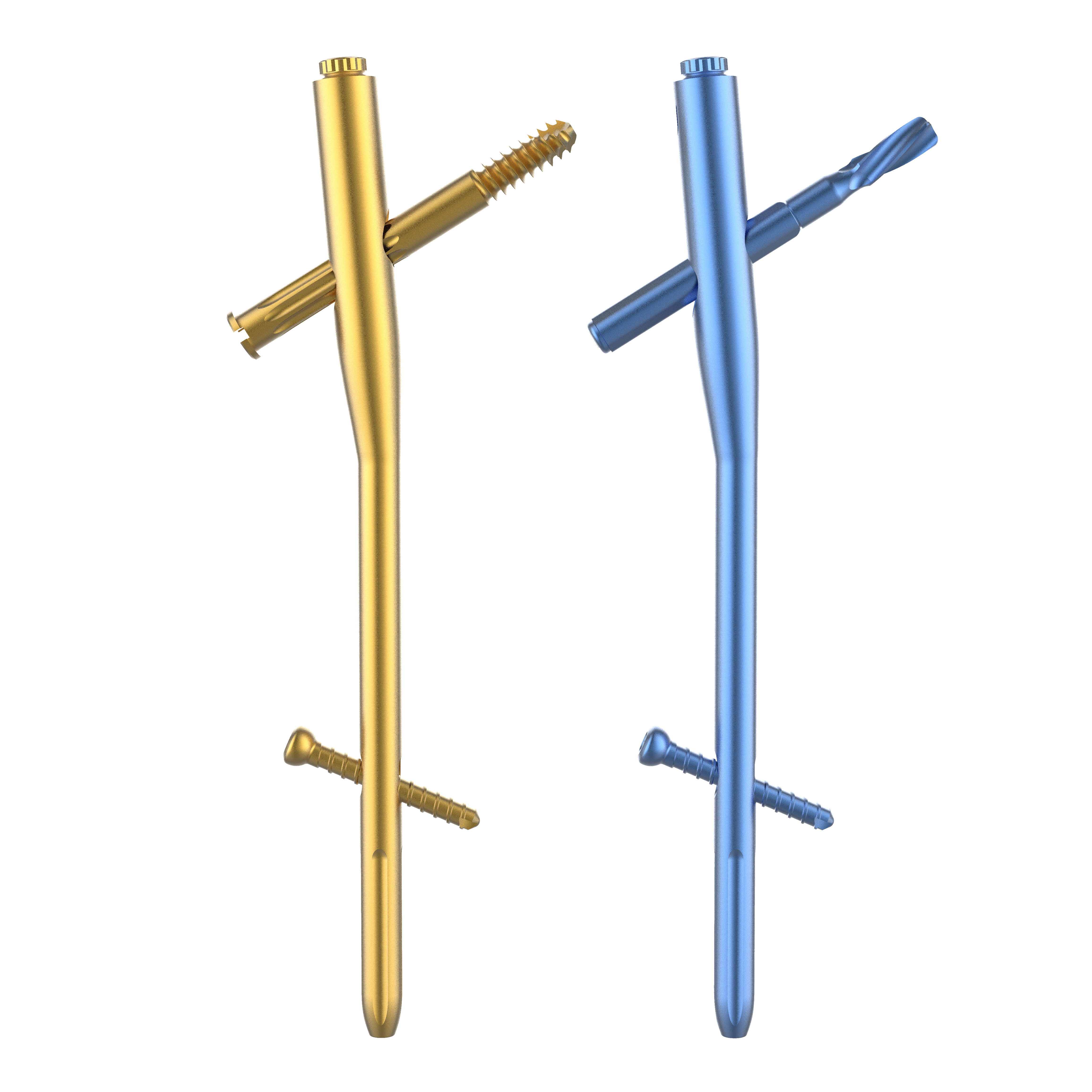 CANWELL Titanium Femoral Intramedullary Nails Interlocking Nail Femur PFNA Orthopedic Trauma Implants Bone Fracture